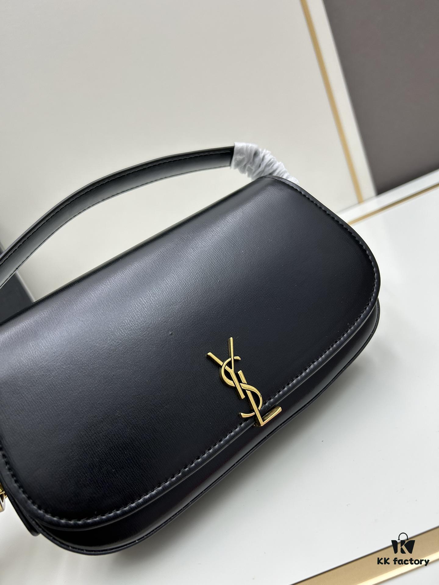 New Arrival with Box 💰 Cool & Chic! YSL 2024 Voltair Box Leather Crossbody Bag