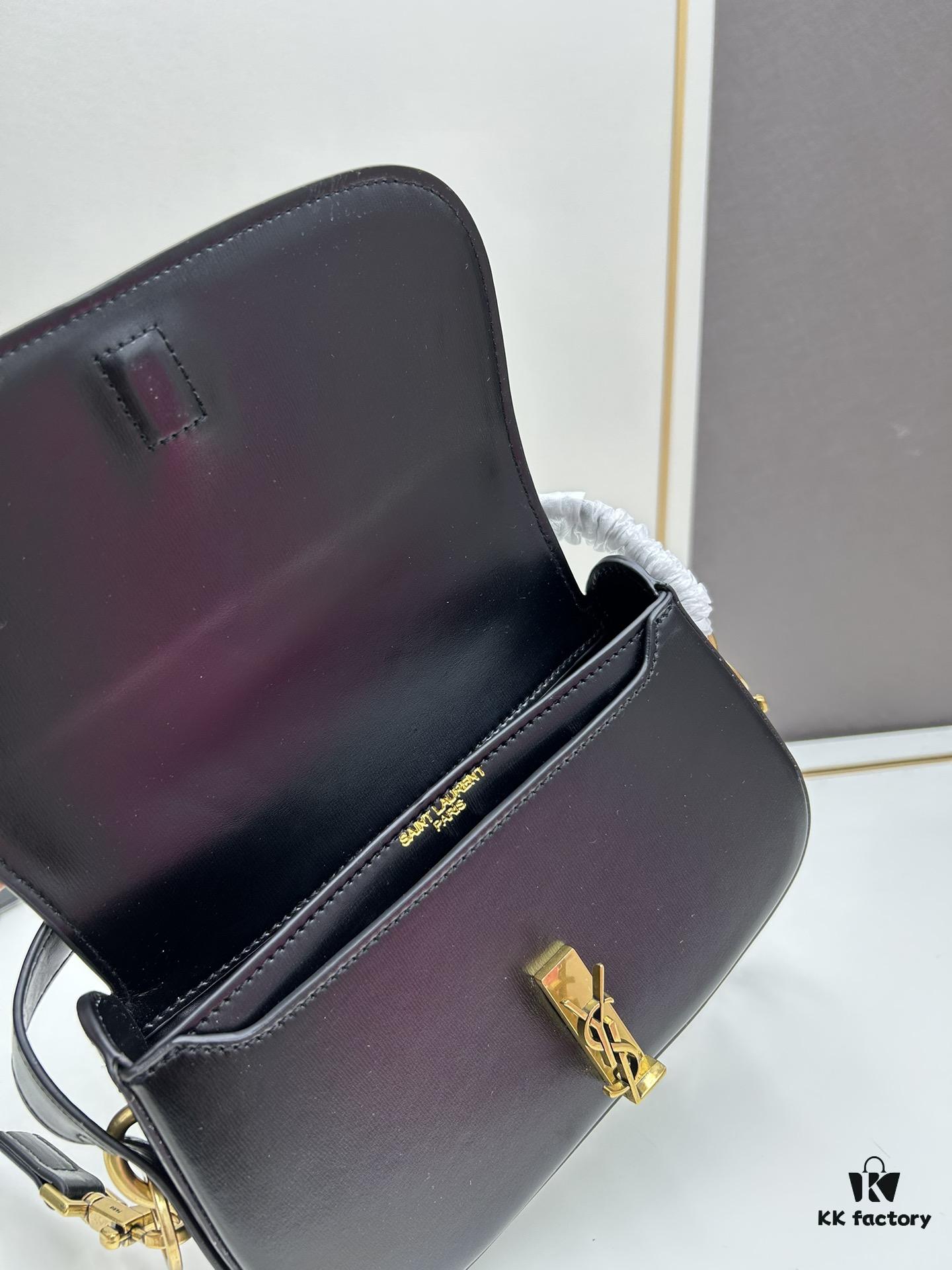 New Arrival with Box 💰 Cool & Chic! YSL 2024 Voltair Box Leather Crossbody Bag