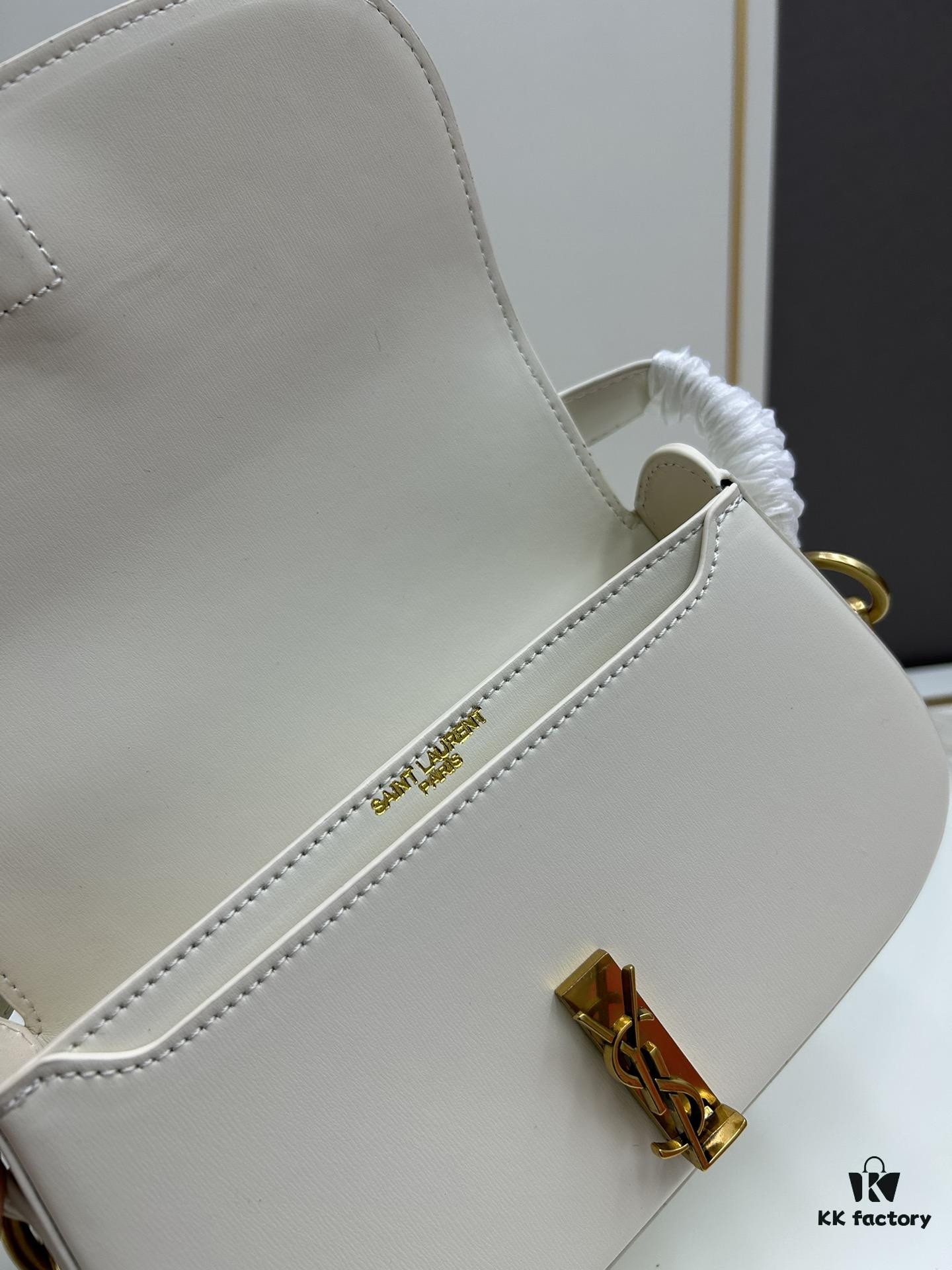 New Arrival with Box 💰 Cool and Chic! YSL 2024 Voltair Box Leather Crossbody Bag