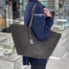New YSL Straw Tote Shopping Bag