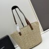 New YSL Straw Tote Shopping Bag