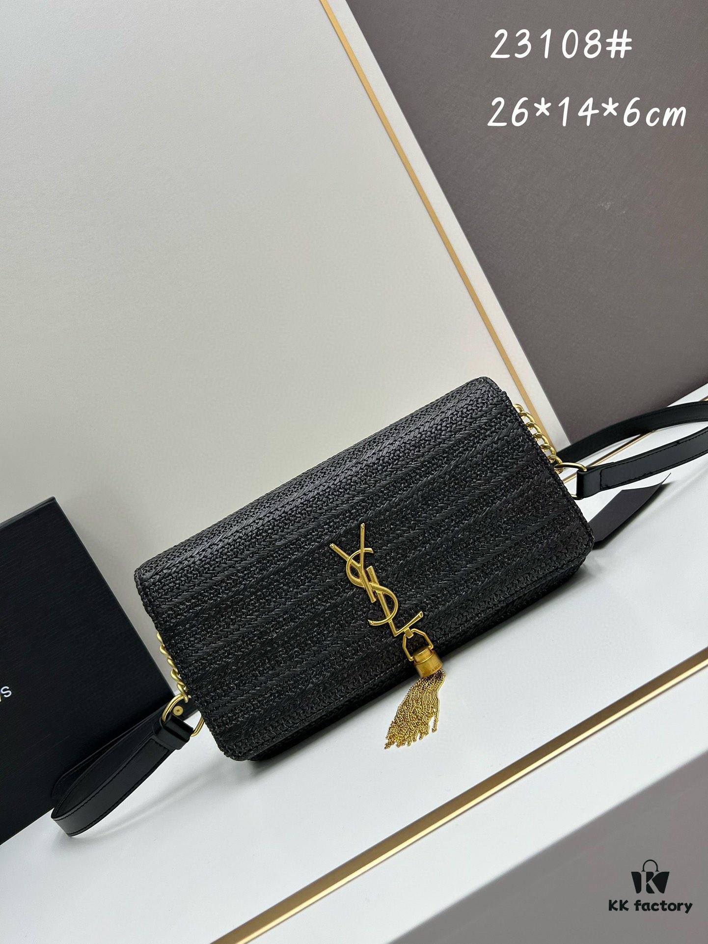 Bestseller YSL New Raffia Woven Tassel Bag! Summer Beach Joy