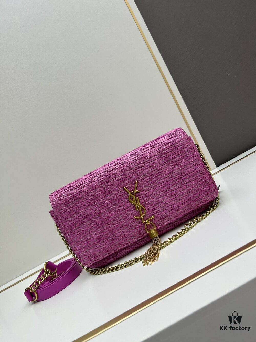 Bestseller YSL New Raffia Woven Tassel Bag! Summer Beach Happiness