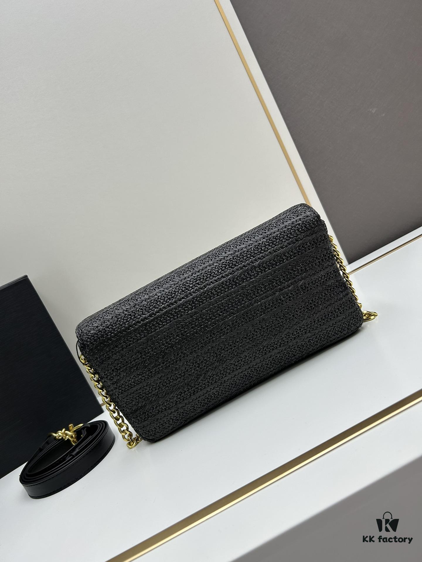 Bestseller YSL New Raffia Woven Tassel Bag! Summer Beach Happiness