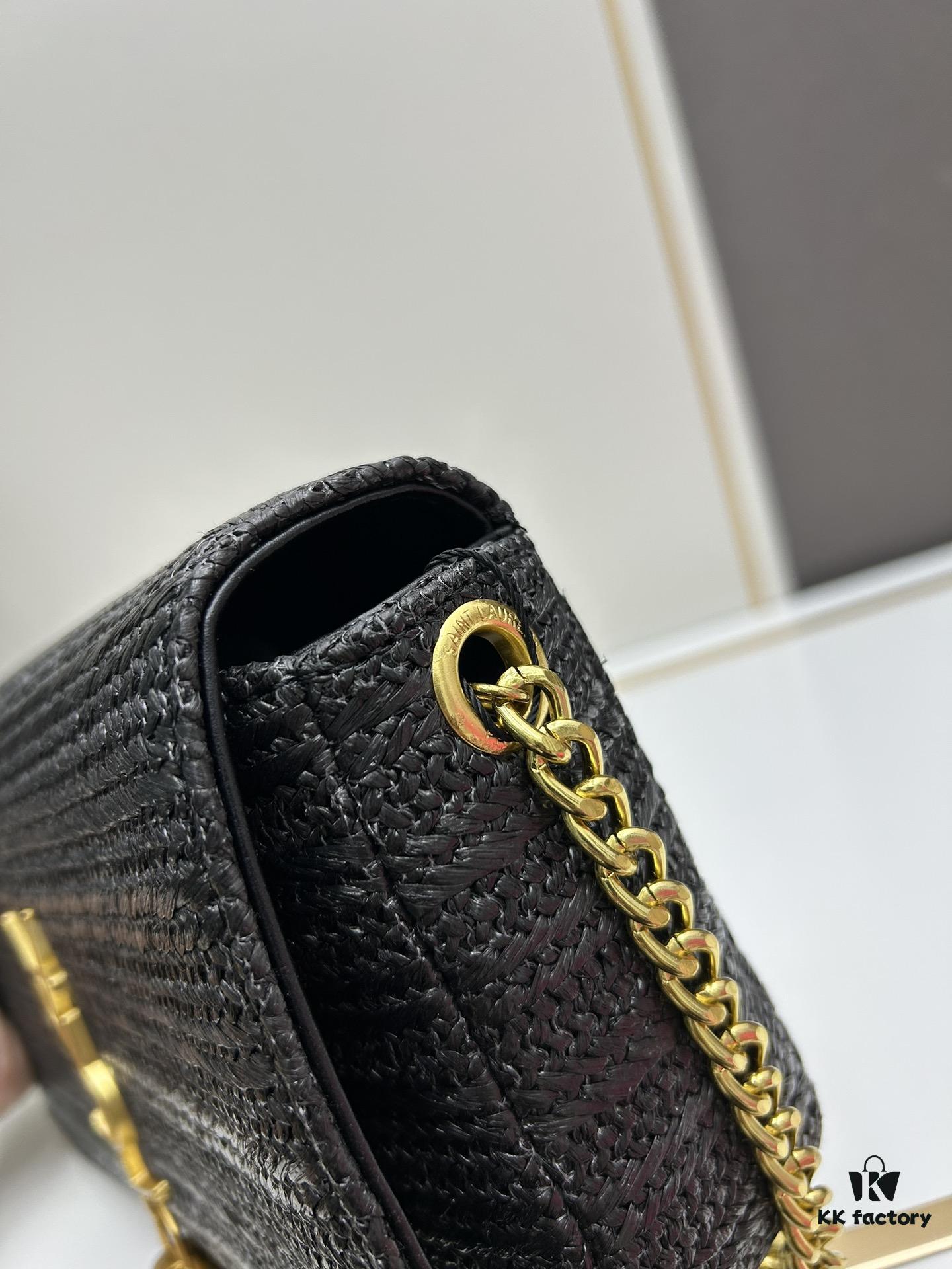 Bestseller YSL New Raffia Woven Tassel Bag! Summer Beach Happiness