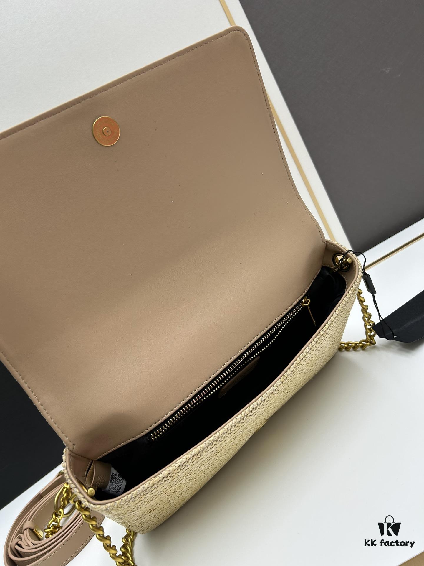 Bestseller YSL New Raffia Woven Tassel Bag! Summer Beach Happiness