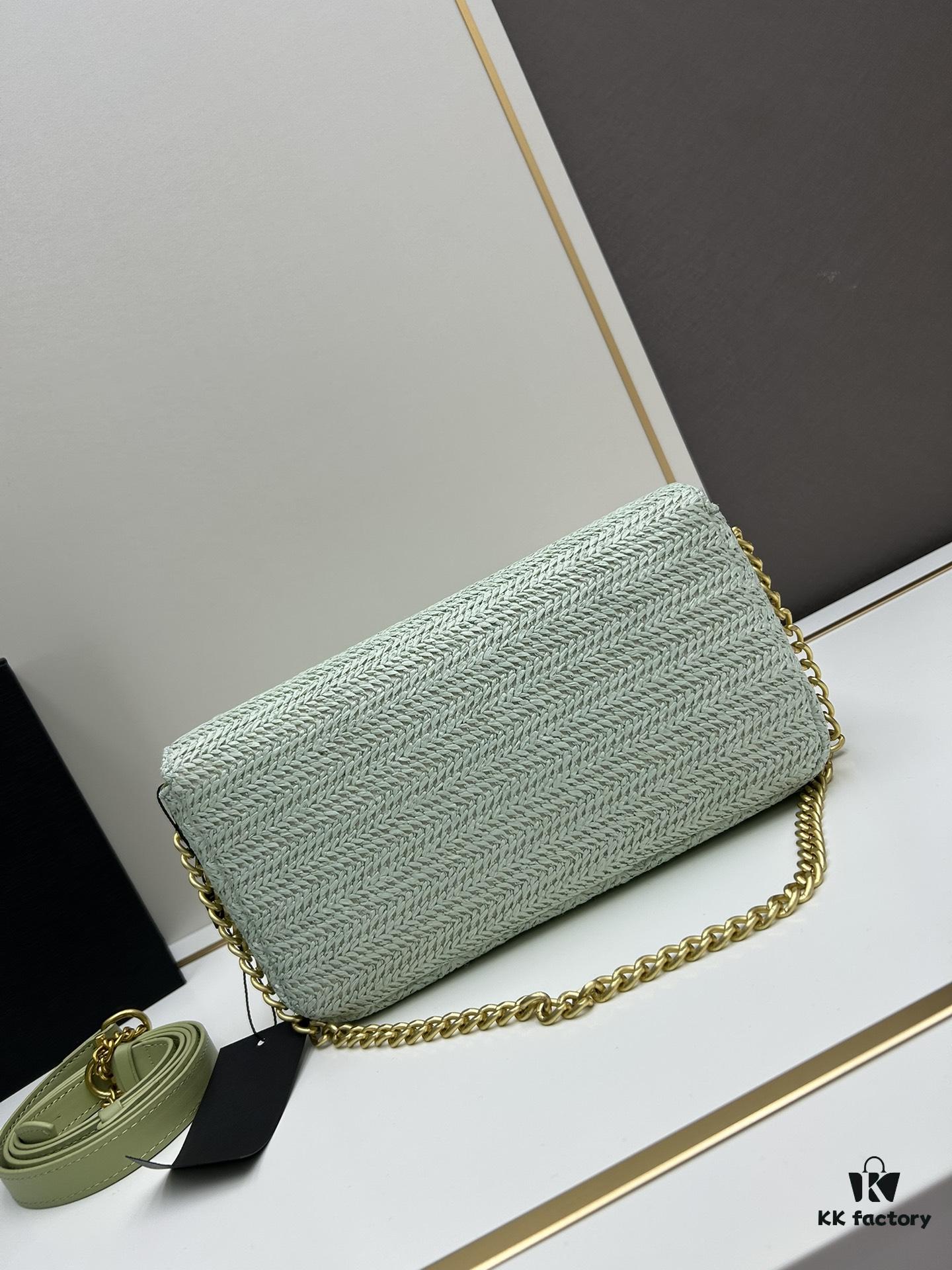 Bestseller YSL New Raffia Woven Tassel Bag! Summer Beach Happiness