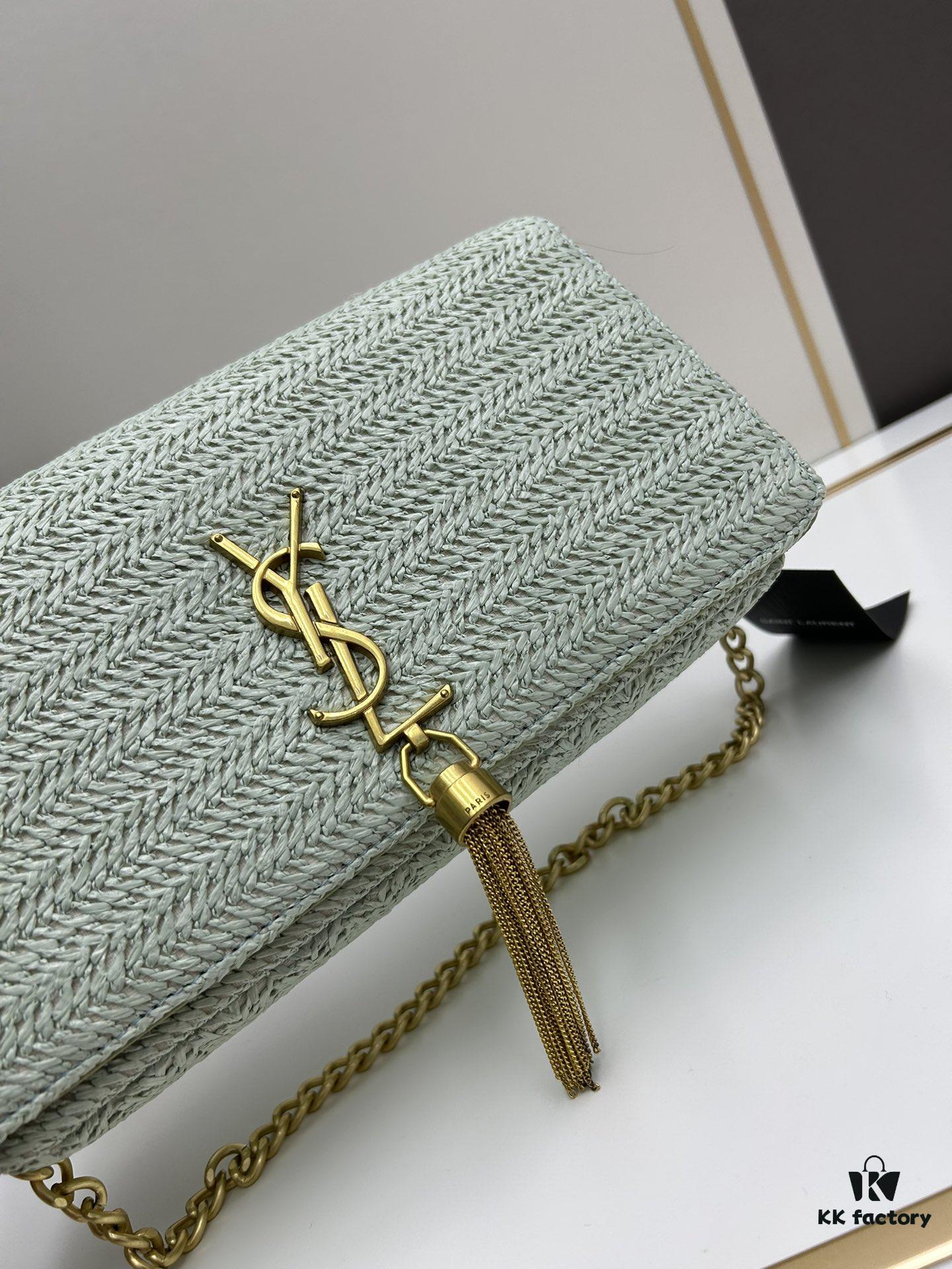 Bestseller YSL New Raffia Woven Tassel Bag! Summer Beach Happiness