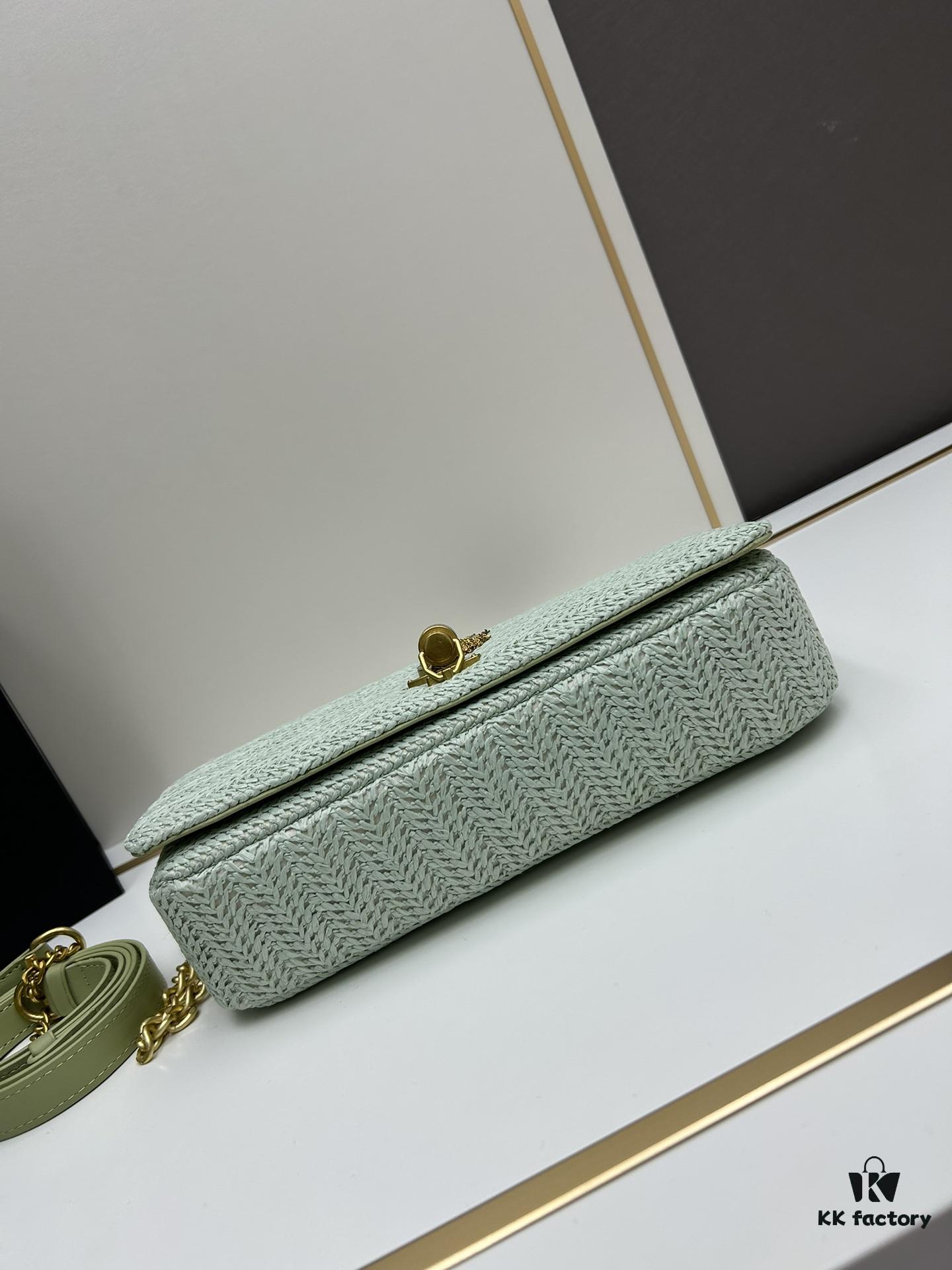 Bestseller YSL New Raffia Woven Tassel Bag! Summer Beach Happiness