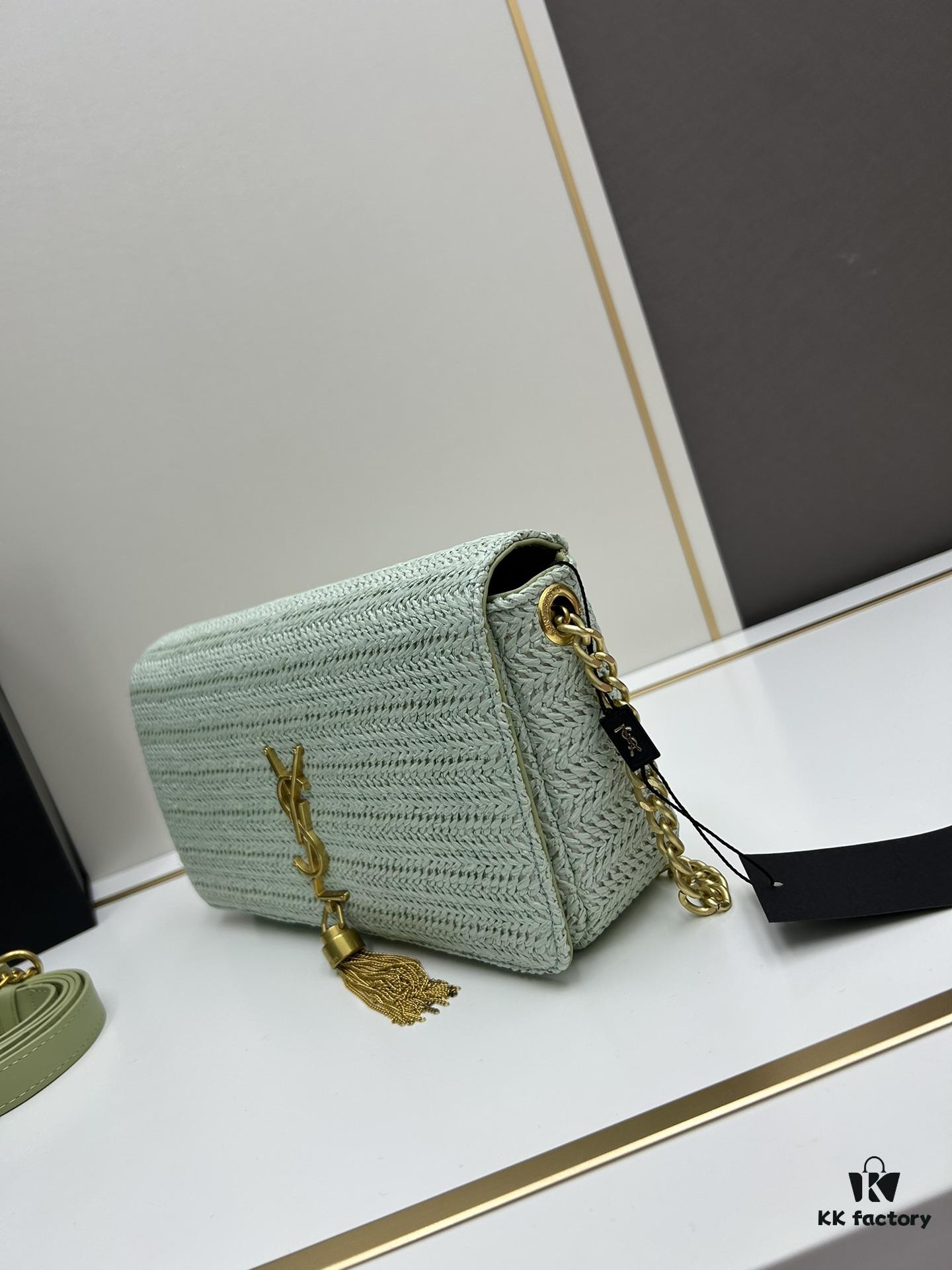 Bestseller YSL New Raffia Woven Tassel Bag! Summer Beach Happiness