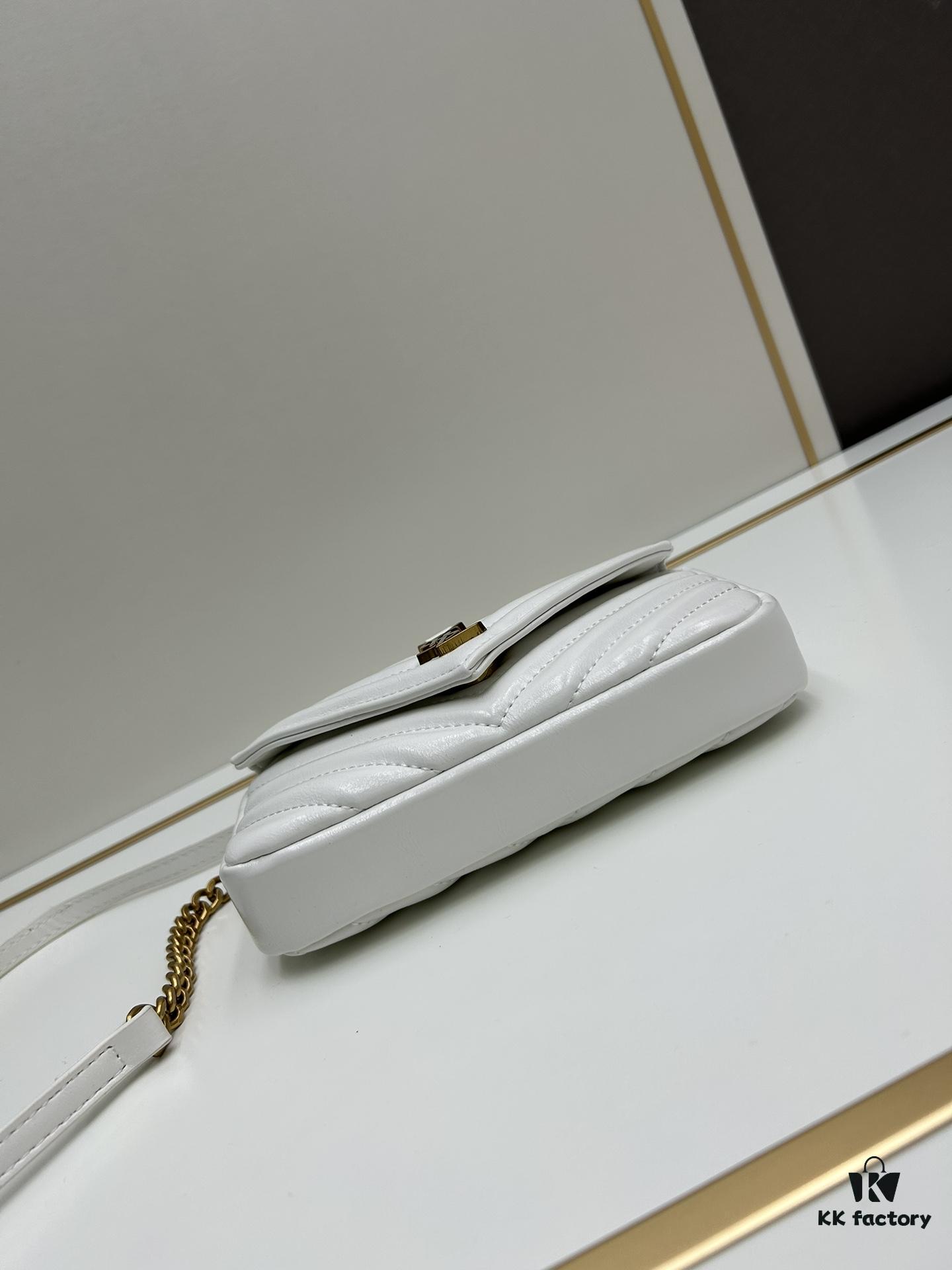 New Arrival YSL Mini College Messenger Bag in Waxed Calfskin - Style No. 6126