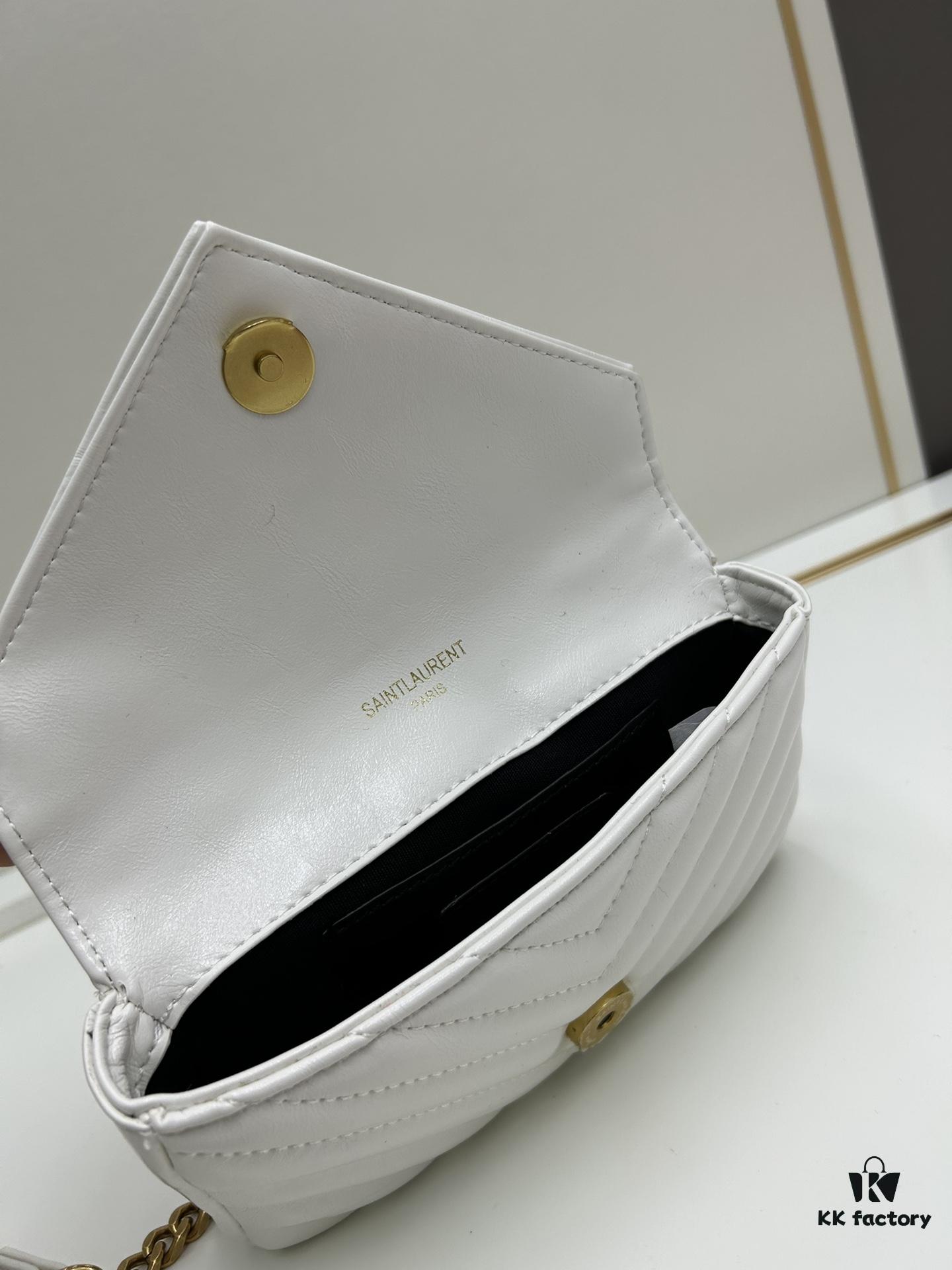 New Arrival YSL Mini College Messenger Bag in Waxed Calfskin - Style No. 6126