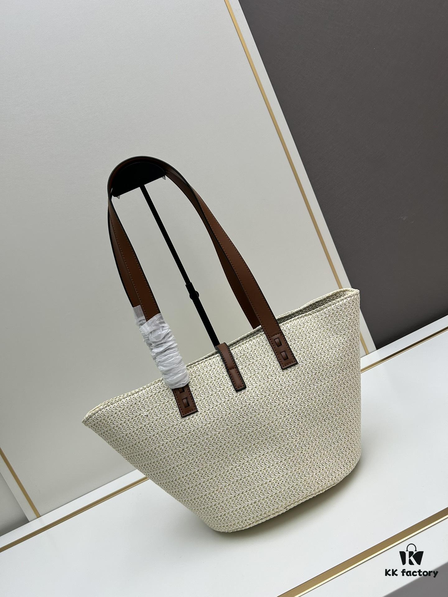 New Arrival YSL Straw Tote Shopping Bag