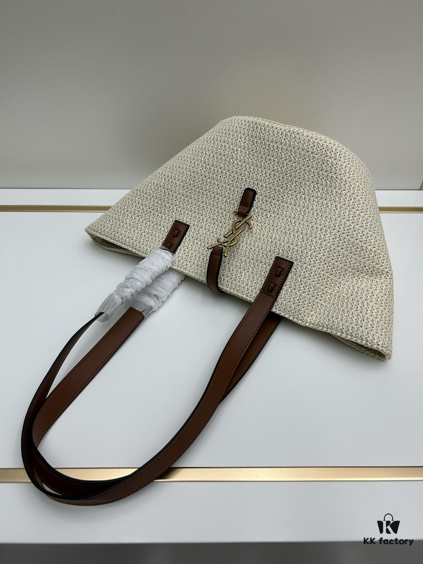 New Arrival YSL Straw Tote Shopping Bag