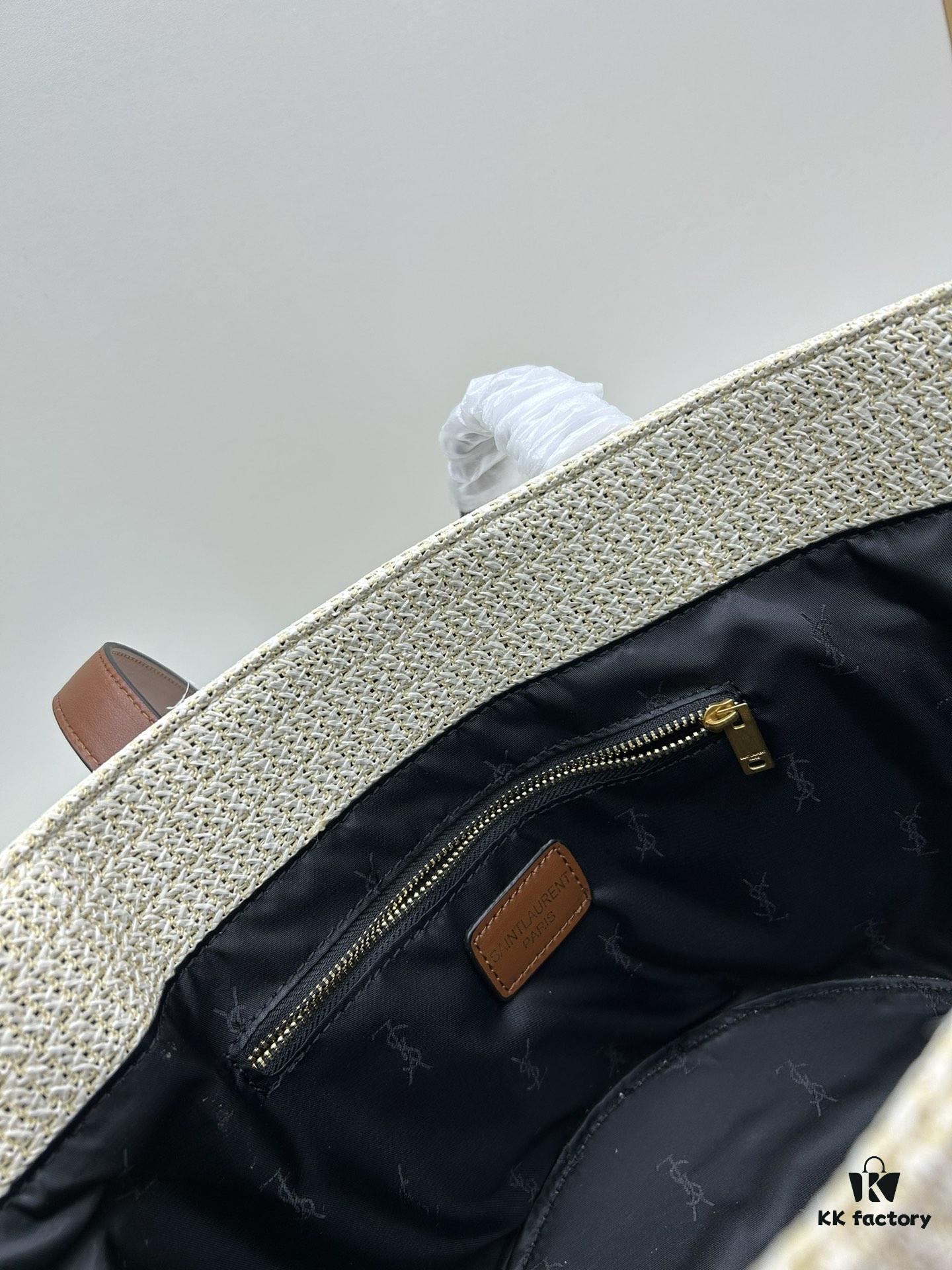 New Arrival YSL Straw Tote Shopping Bag