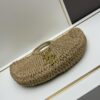 New Large YSL Woven Straw Tote Bag with Zipper