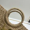 New Large YSL Woven Straw Tote Bag with Zipper