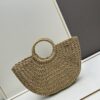 New Large YSL Woven Straw Tote Bag with Zipper