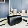 New Arrival with Box 💰 Cool and Stylish! YSL 2024 Voltair Box Leather Crossbody Bag