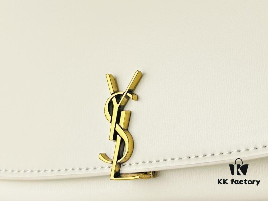 New Arrival with Box 💰 Cool and Chic! YSL 2024 Voltair Box Leather Crossbody Bag