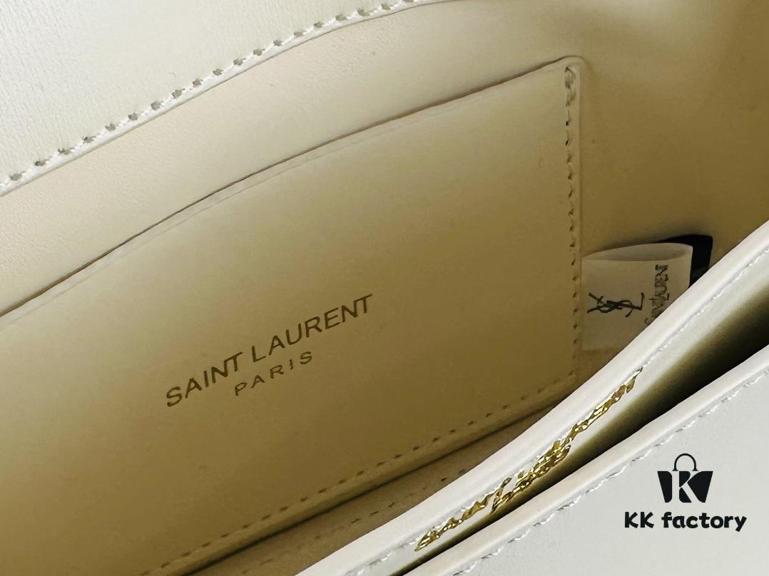 New Arrival with Box 💰 Cool and Chic! YSL 2024 Voltair Box Leather Crossbody Bag