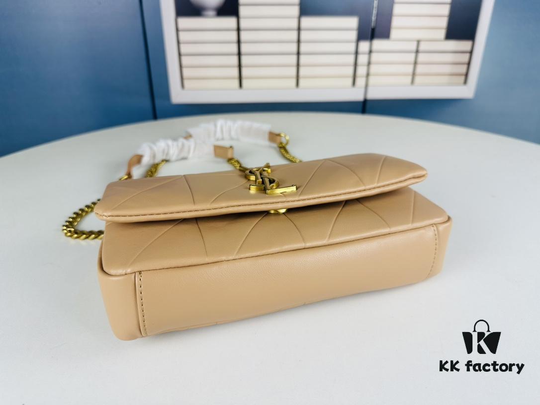 New Arrival YSL Saint Laurent JAMIE Medium 25cm Suede and Lambskin Crossbody Bag