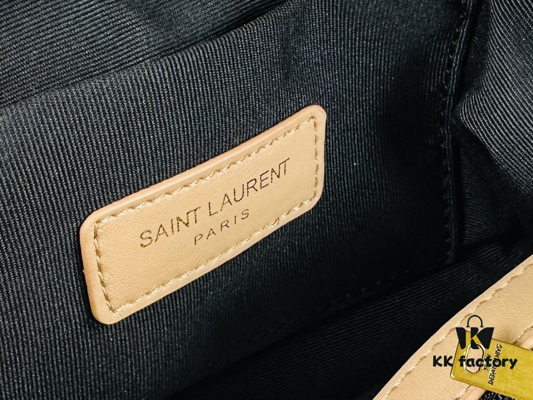 New Arrival YSL Saint Laurent JAMIE Medium 25cm Suede and Lambskin Crossbody Bag