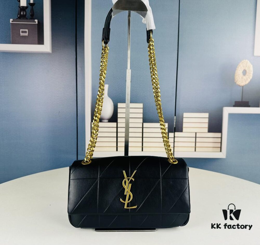 New Arrival YSL Saint Laurent JAMIE Medium 25cm Suede and Leather Crossbody Bag