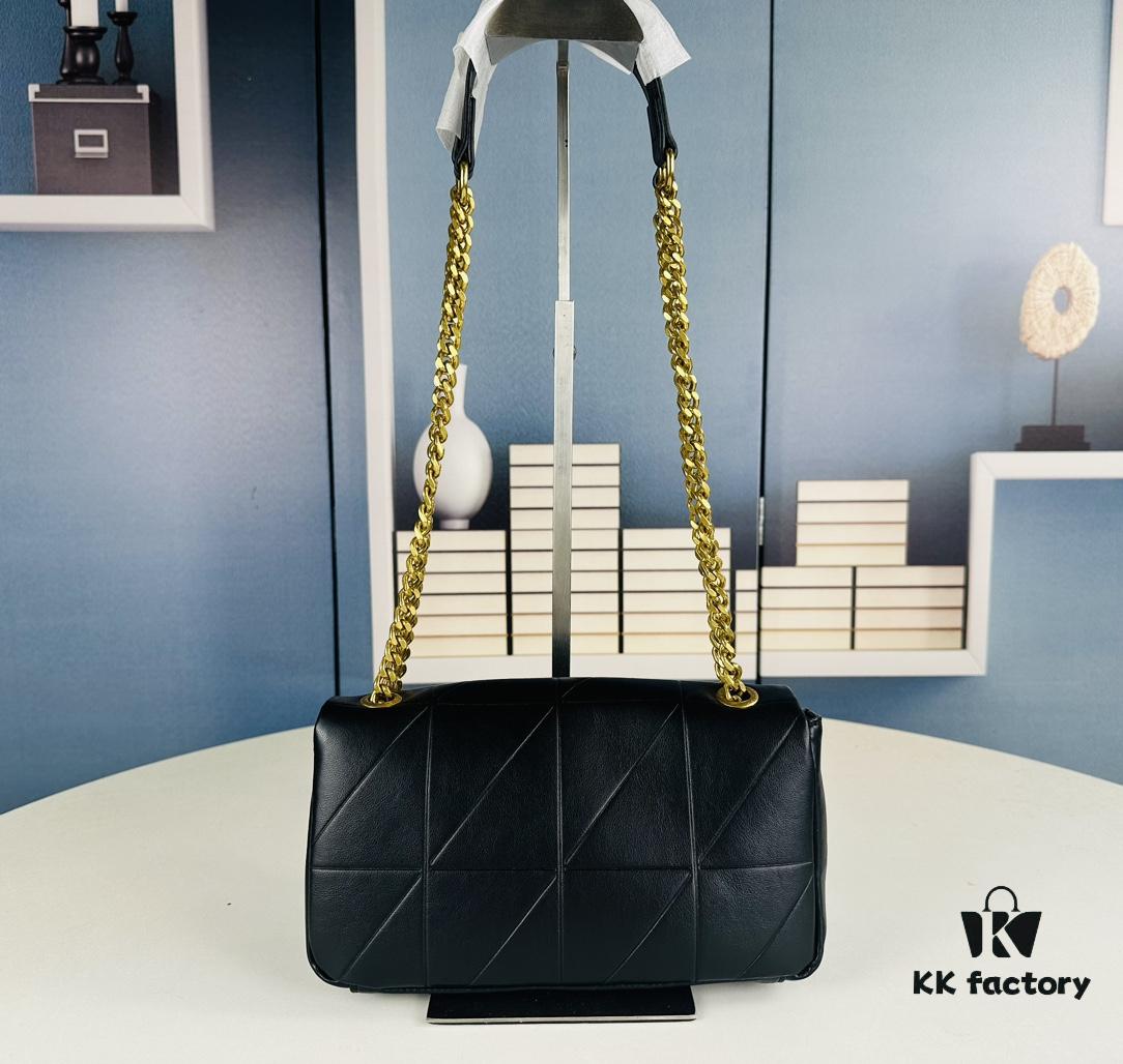 New Arrival YSL Saint Laurent JAMIE Medium 25cm Suede and Leather Crossbody Bag