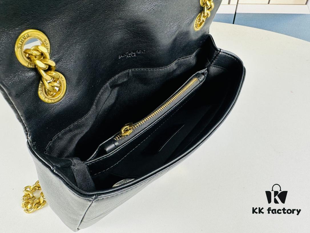 New Arrival YSL Saint Laurent JAMIE Medium 25cm Suede and Leather Crossbody Bag