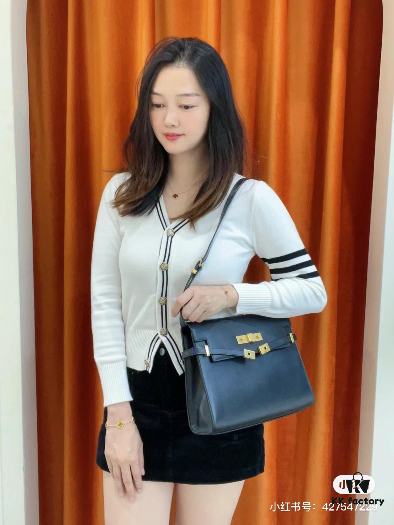 New Arrival with Box 270 Batch 💰 Saint Laurent YSL Manhattan Medium Bag ||| The Ultimate Commuter Icon, Radiating Confidence