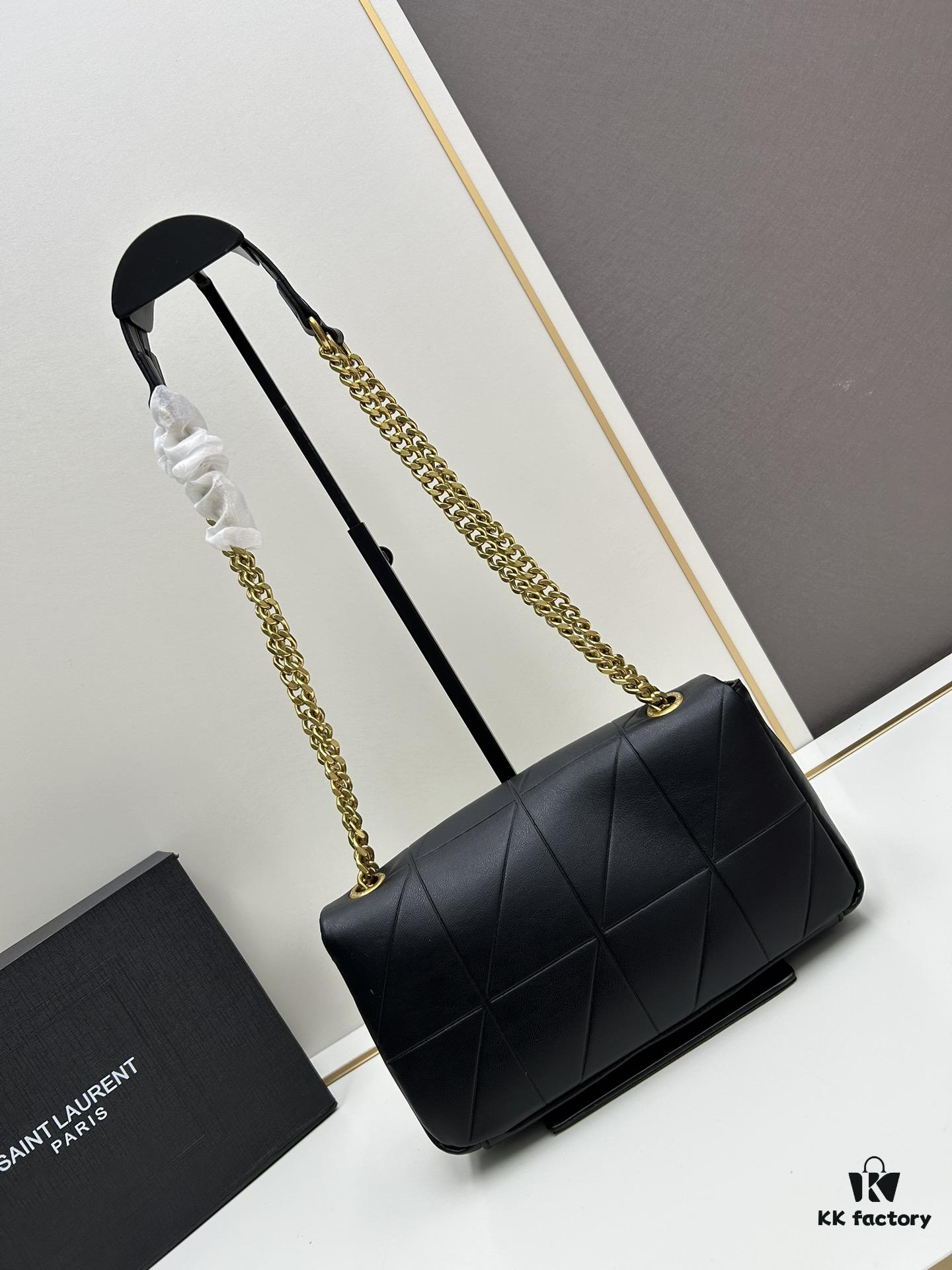 New Arrival YSL Saint Laurent JAMIE Medium 25cm Suede and Lambskin Crossbody Bag