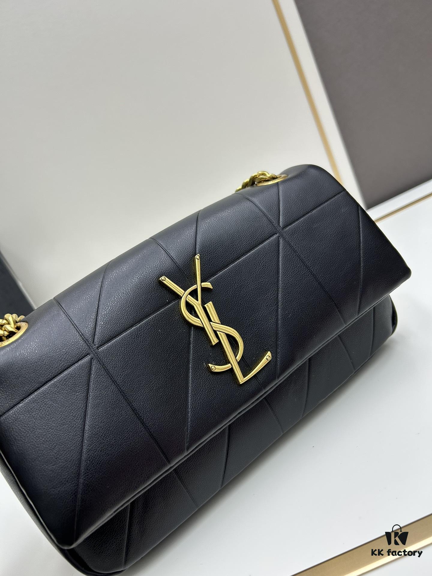 New Arrival YSL Saint Laurent JAMIE Medium 25cm Suede and Lambskin Crossbody Bag
