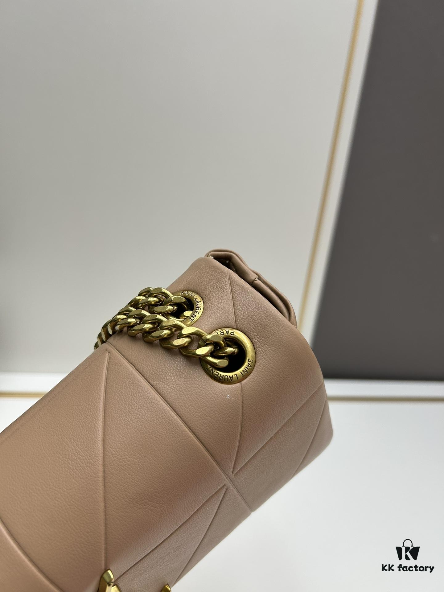 New Arrival ||| Poster Style YSL Saint Laurent JAMIE Medium 25cm Suede and Lambskin Crossbody Bag