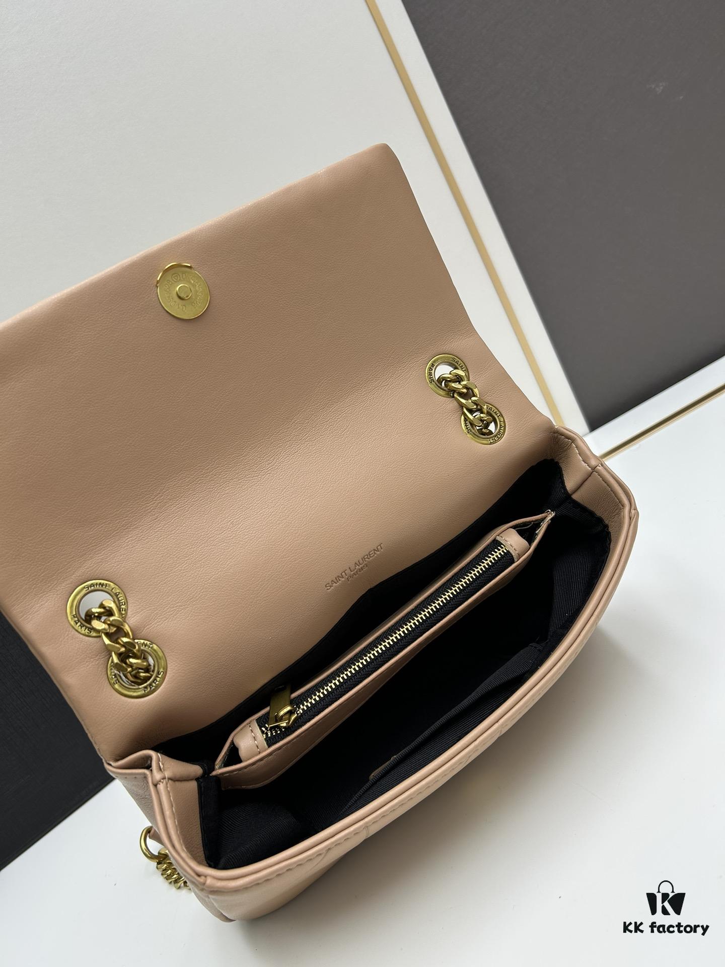 New Arrival ||| Poster Style YSL Saint Laurent JAMIE Medium 25cm Suede and Lambskin Crossbody Bag