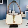 New YSL Saint Laurent Canvas Shoulder Bag with Box | 70s-Inspired Retro Design | Rive Gauche Collection