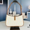 New YSL Saint Laurent Canvas Shoulder Bag with Box | 70s-Inspired Retro Design | Rive Gauche Collection