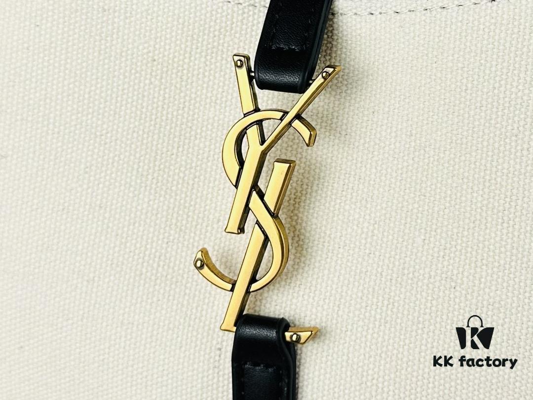 New Arrival with Box 💰||| YSL Saint Laurent Canvas Shoulder Bag, First-Ever Canvas Shoulder Bag, This Square-Shaped Design Brings Endless Surprise