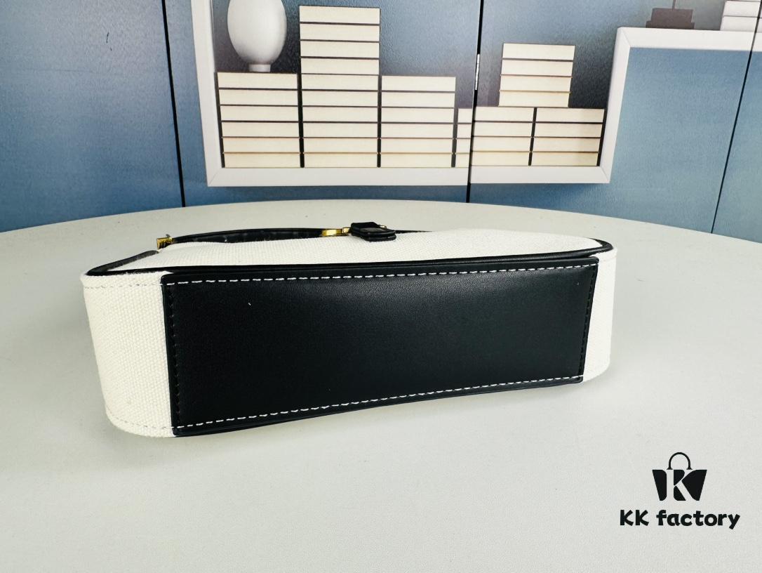 New Arrival with Box 💰||| YSL Saint Laurent Canvas Shoulder Bag, First-Ever Canvas Shoulder Bag, This Square-Shaped Design Brings Endless Surprise