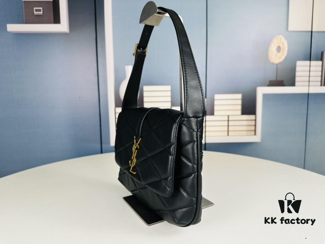 New Arrival with Box 💰 See How Beautiful the YSL Trapezoid Shoulder Bag Looks from Rosé's Back View!