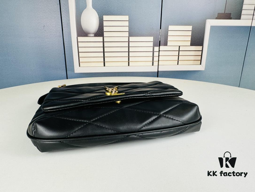 New Arrival with Box 💰 See How Beautiful the YSL Trapezoid Shoulder Bag Looks from Rosé's Back View!