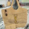 New Arrival Large YSL Icare Raffia Handbag with Mini Compartment - Symbolizing Beautiful, Resilient, and Devoted Love