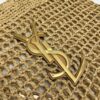New Large YSL Icare Raffia Bag with Mini Compartment
