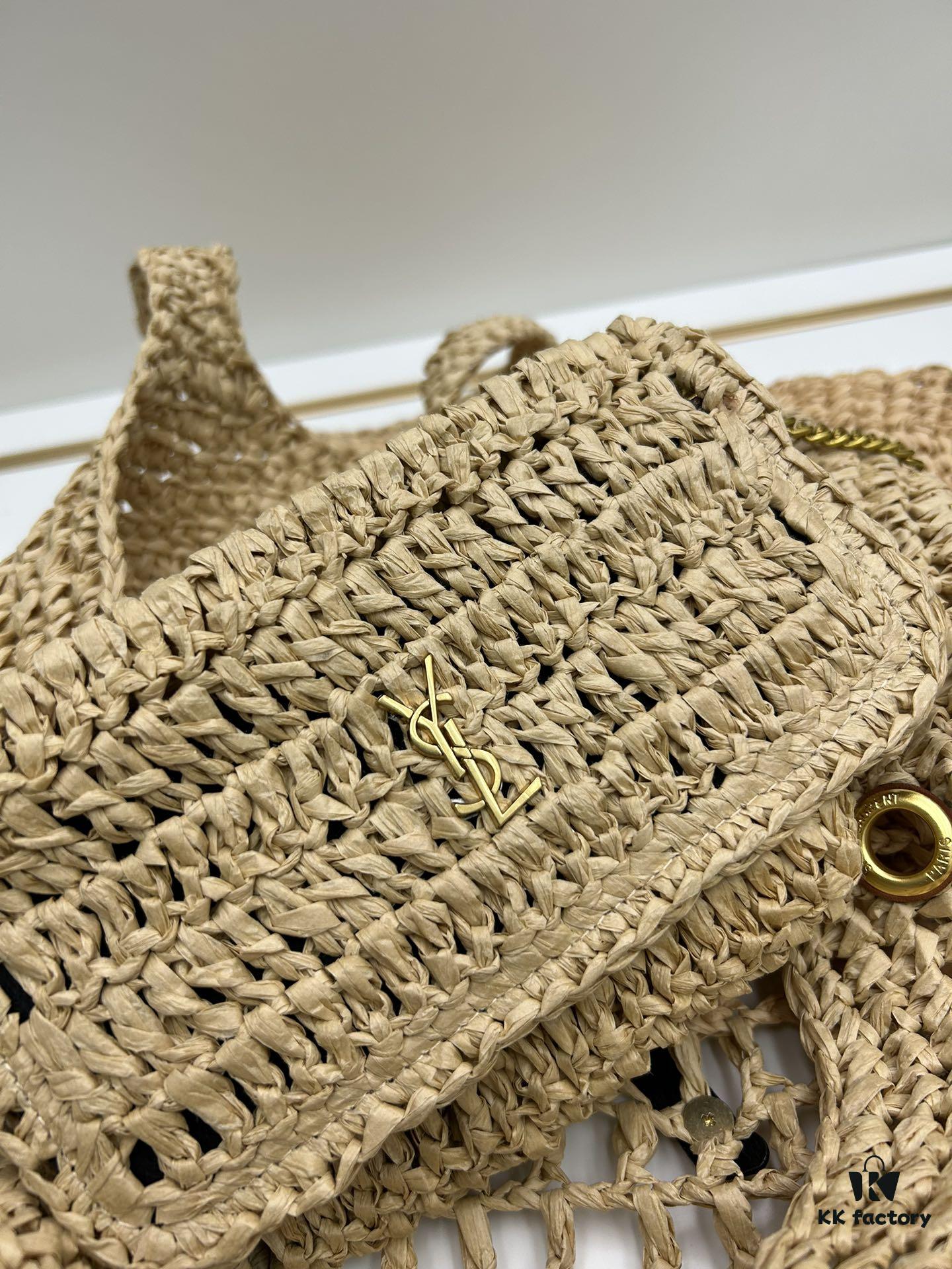 New Arrival Small YSL Icare Raffia Bag ||| Symbolizing Beautiful Love, Resilience and Devotion