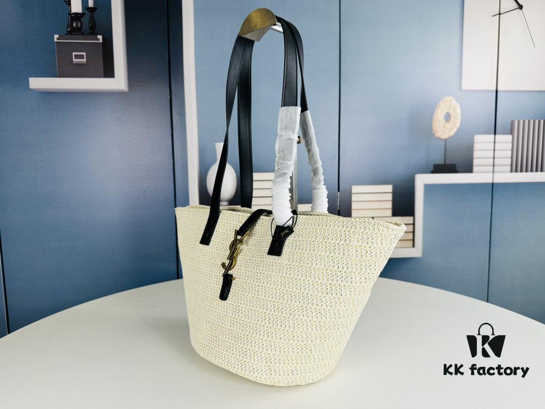 New Arrival YSL Straw Tote Shopping Bag