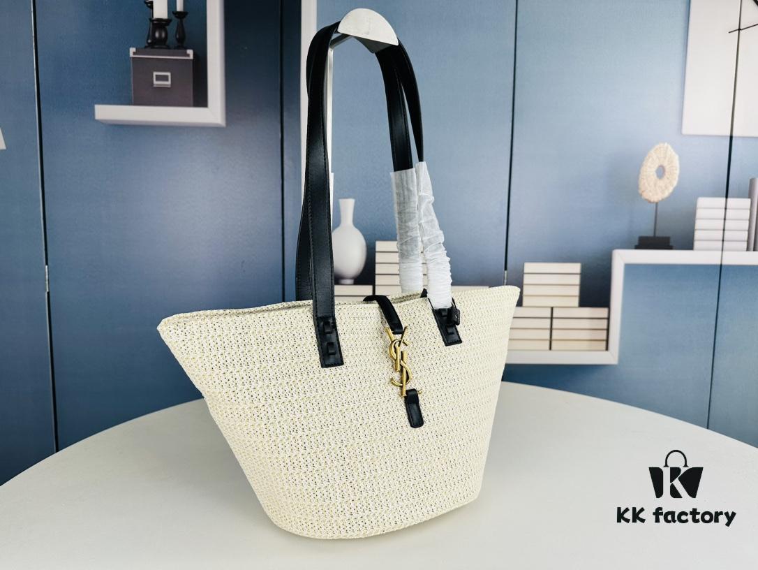 New Arrival YSL Straw Tote Shopping Bag