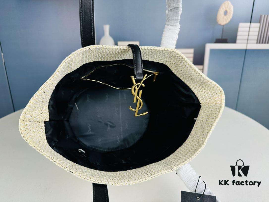 New Arrival YSL Straw Tote Shopping Bag