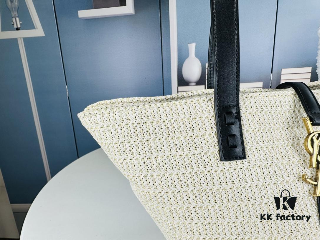 New Arrival YSL Straw Tote Shopping Bag