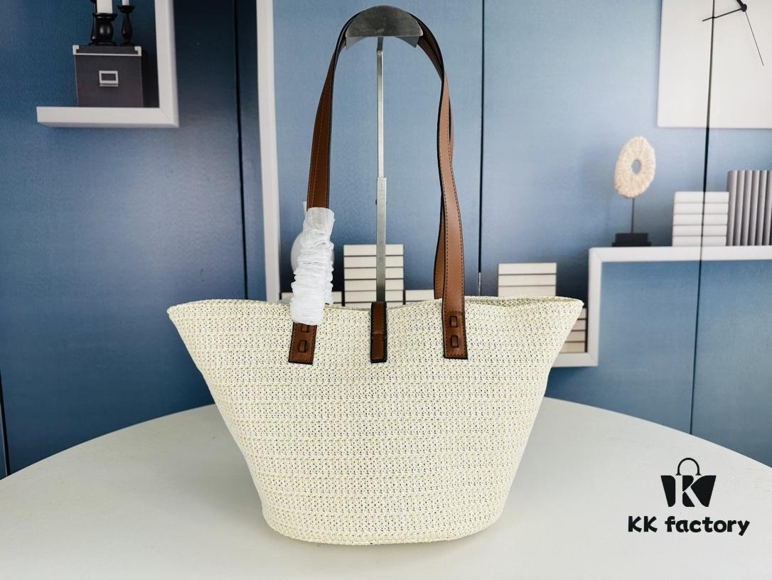 New Arrival YSL Straw Tote Shopping Bag