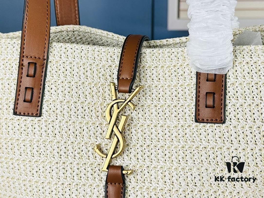 New Arrival YSL Straw Tote Shopping Bag